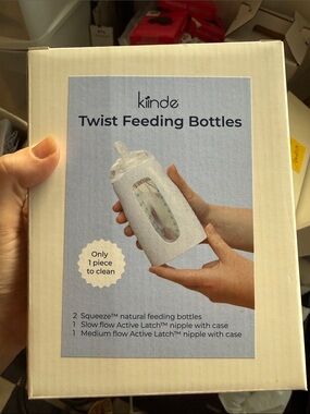 kiinde Twist Feeding Bottles - White
